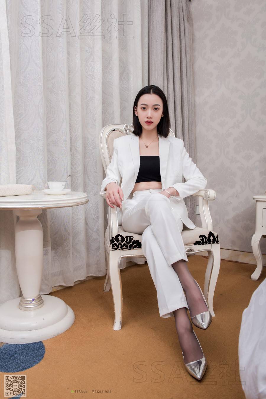 图片[95]-[SSA丝社] NO.065 大大 白色职业装裤里丝 在线浏览 – 速更版-美库