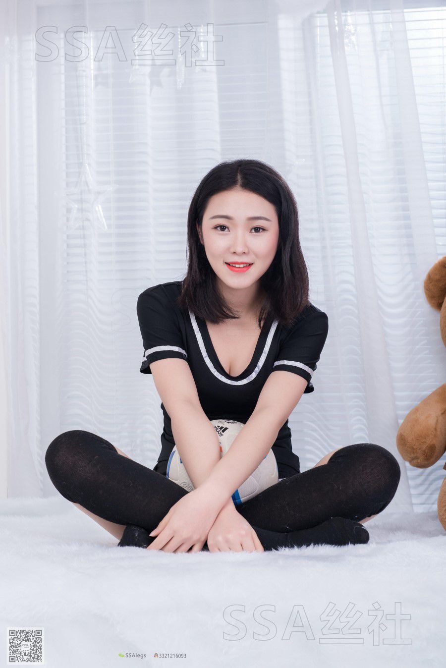 图片[27]-[SSA丝社] NO.078 云云 足球宝贝黑丝+肉丝的Y惑裸足 在线浏览 – 速更版-美库