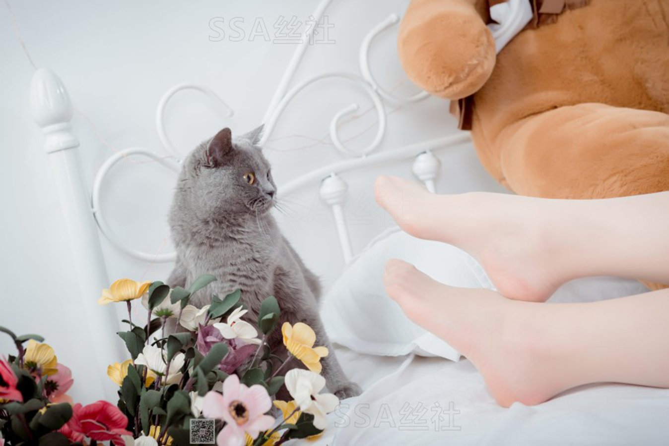 图片[32]-[SSA丝社] NO.079 雯雯 笑容治愈JK小姐姐黑色短袜+肉丝 在线浏览 – 速更版-美库