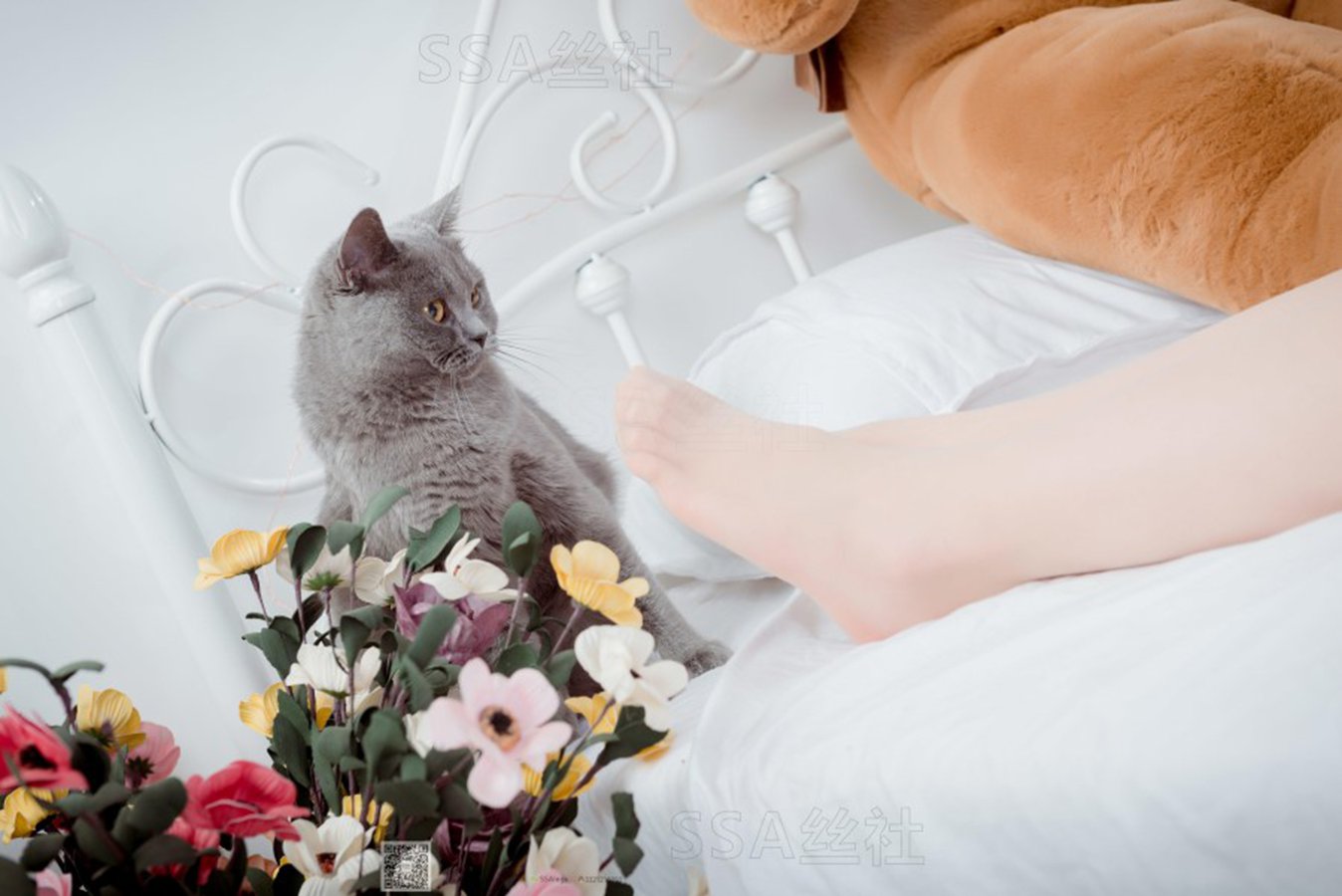 图片[51]-[SSA丝社] NO.079 雯雯 笑容治愈JK小姐姐黑色短袜+肉丝 在线浏览 – 速更版-美库