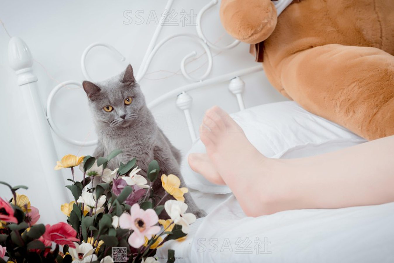 图片[52]-[SSA丝社] NO.079 雯雯 笑容治愈JK小姐姐黑色短袜+肉丝 在线浏览 – 速更版-美库