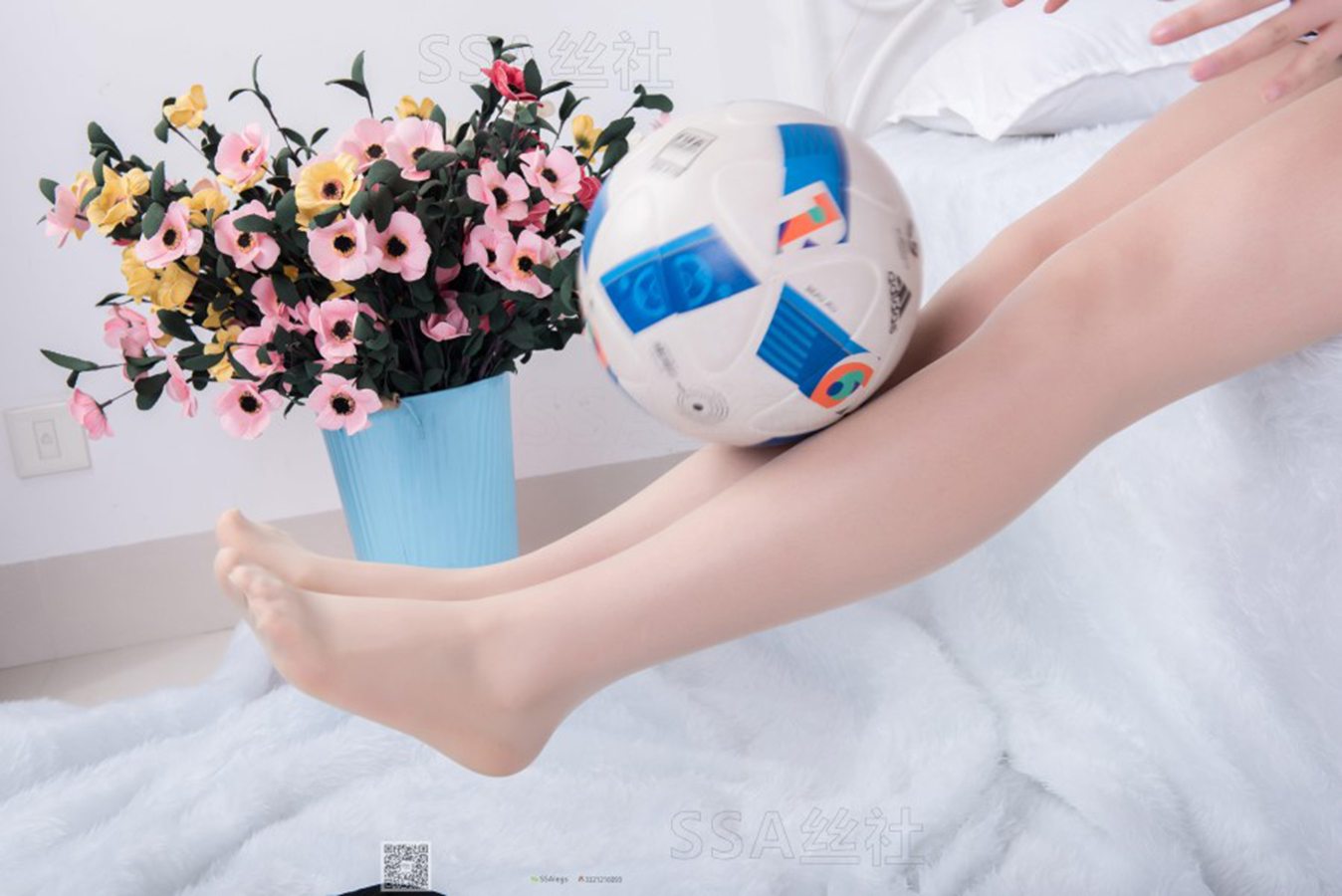 图片[65]-[SSA丝社] NO.078 云云 足球宝贝黑丝+肉丝的Y惑裸足 在线浏览 – 速更版-美库