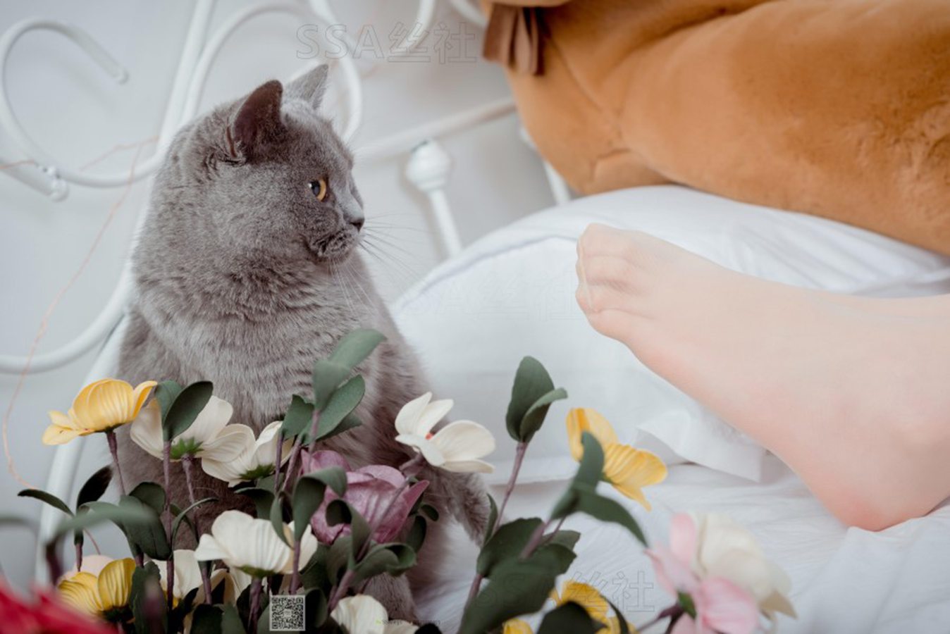 图片[94]-[SSA丝社] NO.079 雯雯 笑容治愈JK小姐姐黑色短袜+肉丝 在线浏览 – 速更版-美库