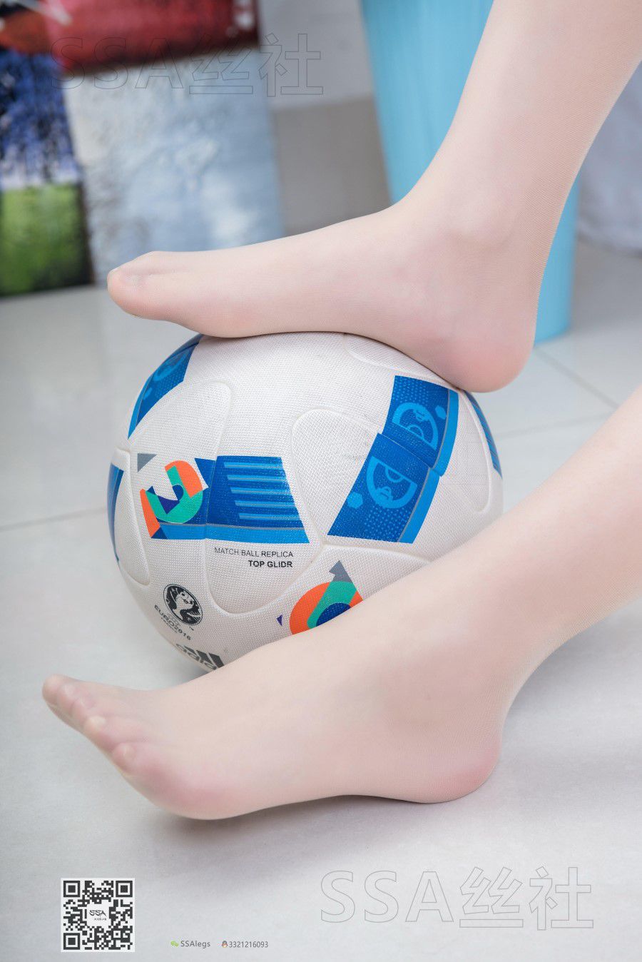 图片[91]-[SSA丝社] NO.086 大大的足球宝贝肉丝黑袜玩球 在线浏览 – 速更版-美库
