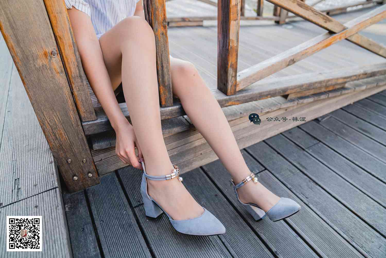 图片[8]-[袜涩写真] VOL.011 肉色丝袜白色连衣裙 在线浏览 – 速更版-美库