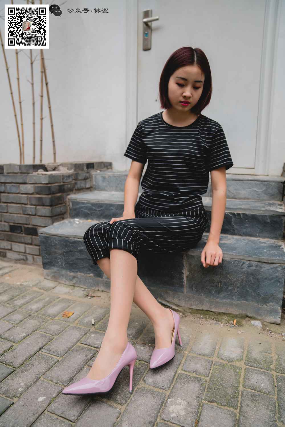 图片[18]-[袜涩写真] VOL.009 裤内有丝袜，纵享新丝滑 在线浏览 – 速更版-美库