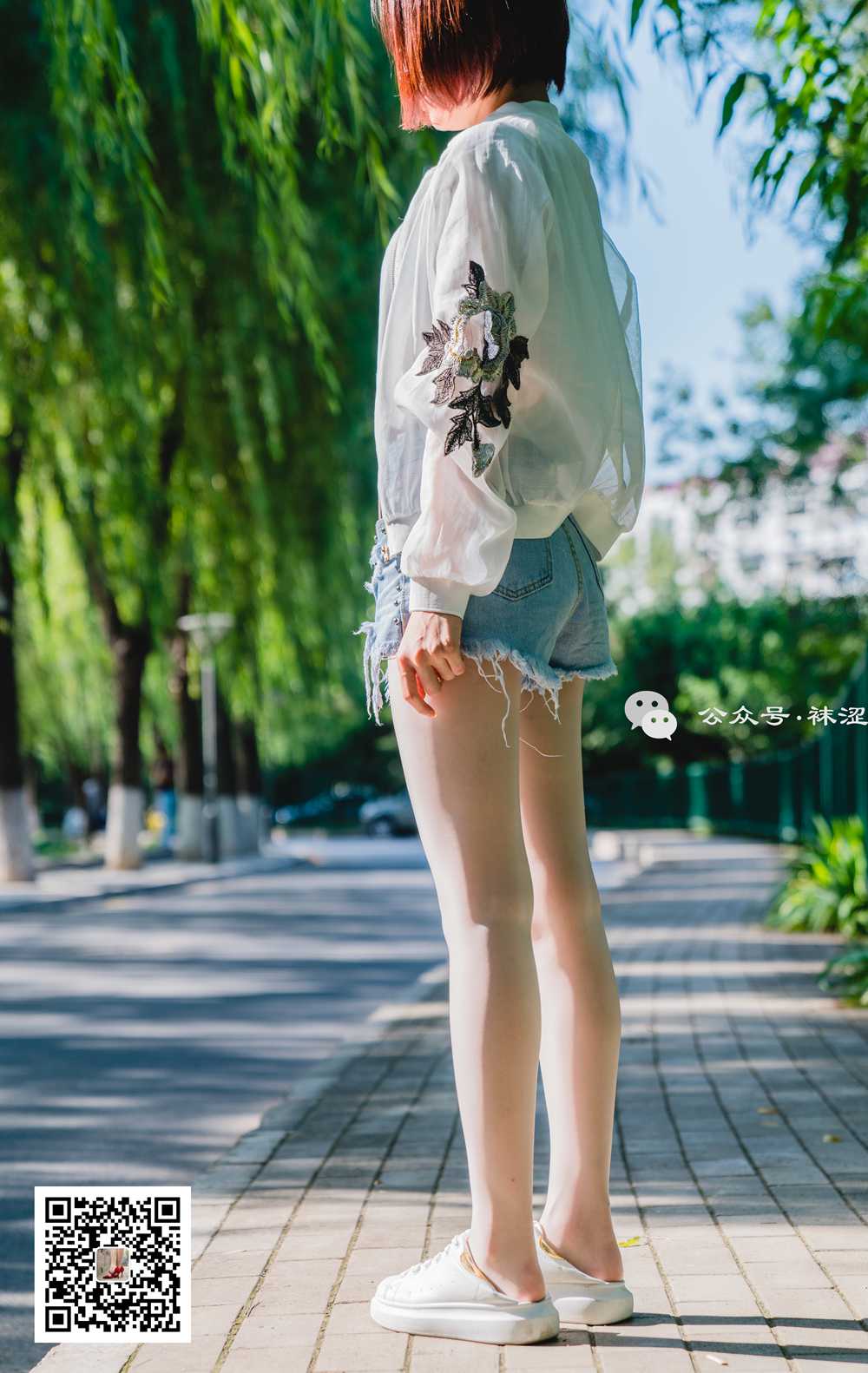 图片[20]-[袜涩写真] VOL.010 当穿白丝的妹子遇到大叔 在线浏览 – 速更版-美库