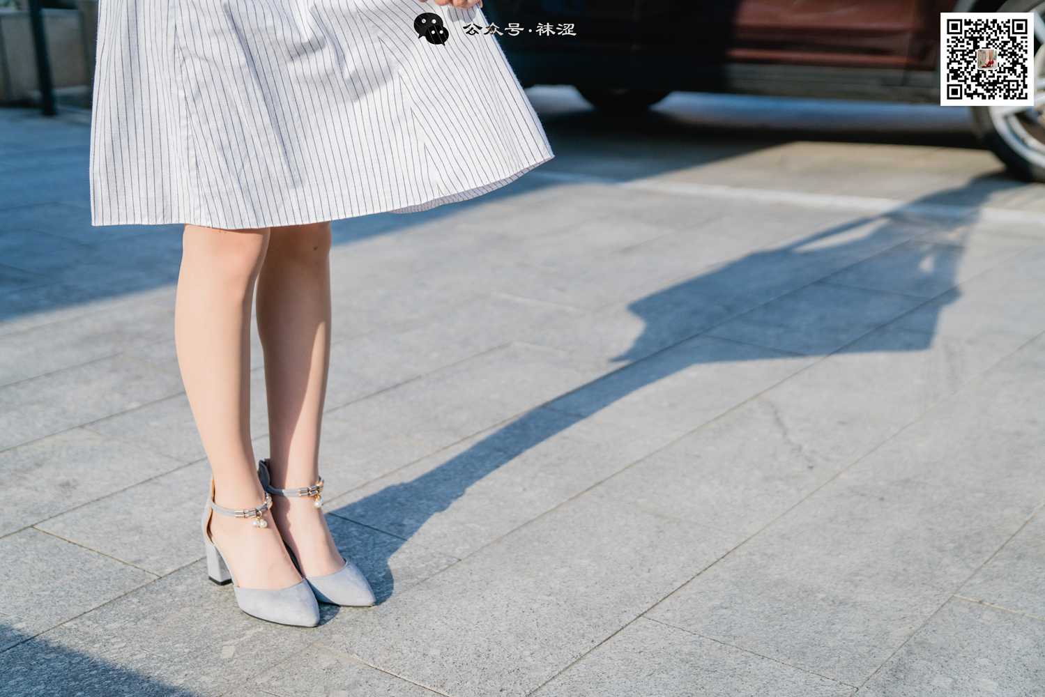 图片[23]-[袜涩写真] VOL.011 肉色丝袜白色连衣裙 在线浏览 – 速更版-美库