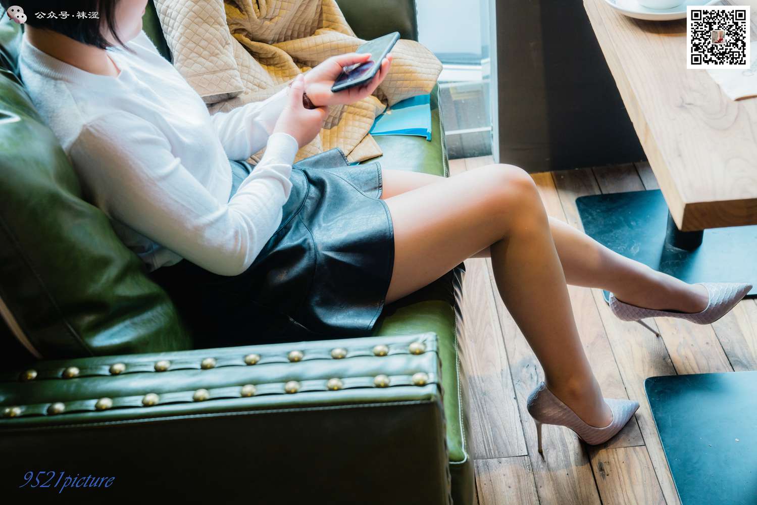 图片[21]-[袜涩写真] VOL.014 新模瑞拉咖啡店 在线浏览 – 速更版-美库