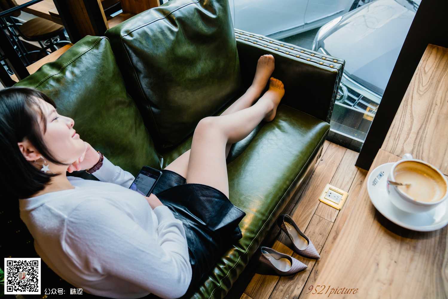 图片[26]-[袜涩写真] VOL.014 新模瑞拉咖啡店 在线浏览 – 速更版-美库