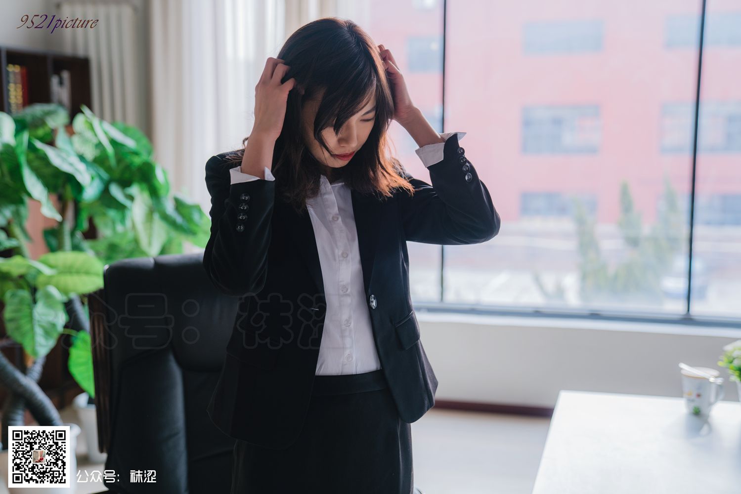 图片[7]-[袜涩写真] VOL.019 乐乐腿神职业装 在线浏览 – 速更版-美库