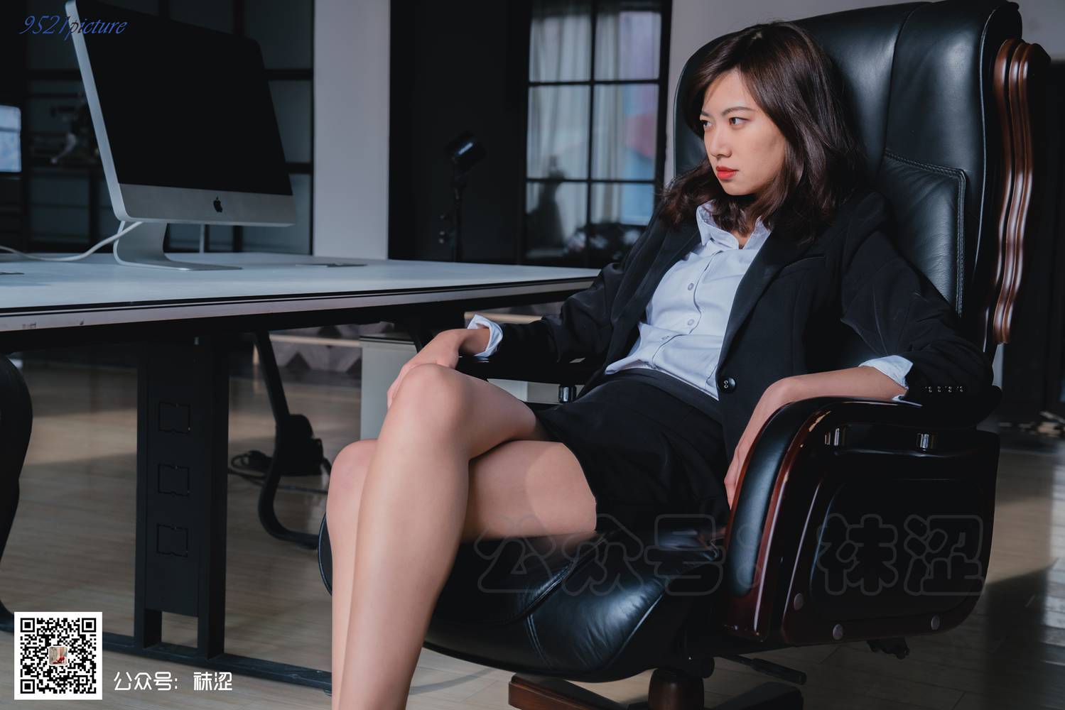 图片[8]-[袜涩写真] VOL.019 乐乐腿神职业装 在线浏览 – 速更版-美库