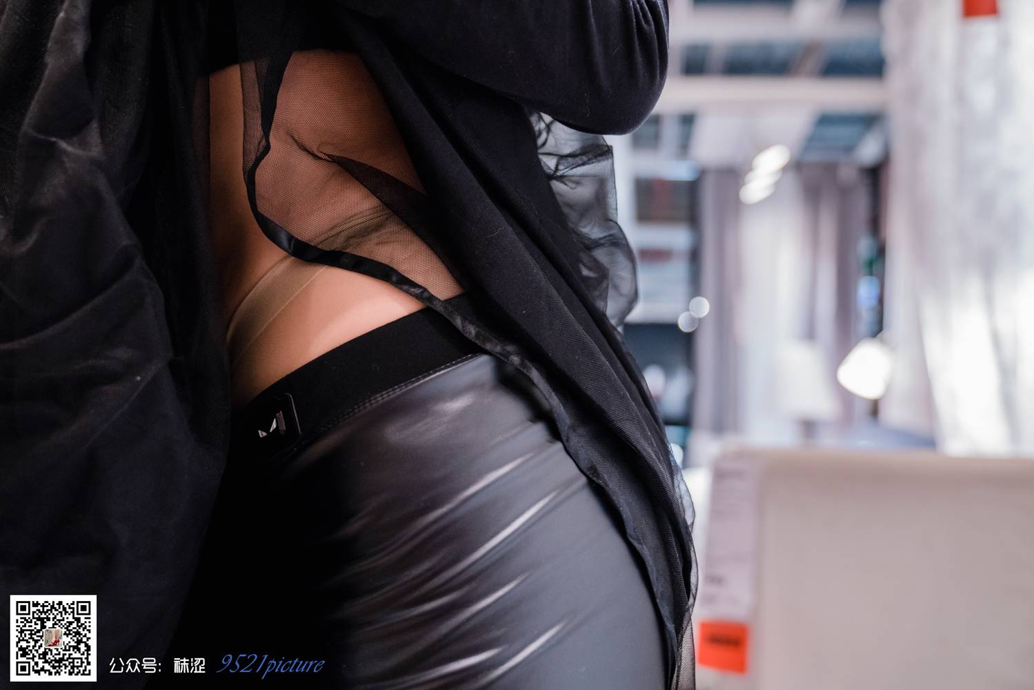 图片[25]-[袜涩写真] VOL.017 皮裤内肉丝和足疗店的邂逅 在线浏览 – 速更版-美库