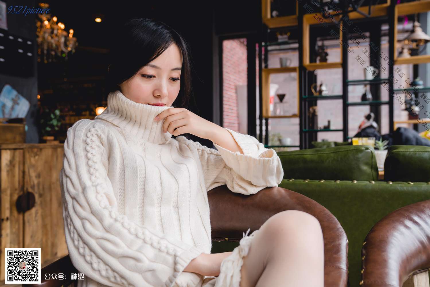 图片[10]-[袜涩写真] VOL.023 莎莎的温柔毛衣与肤色丝袜 在线浏览 – 速更版-美库