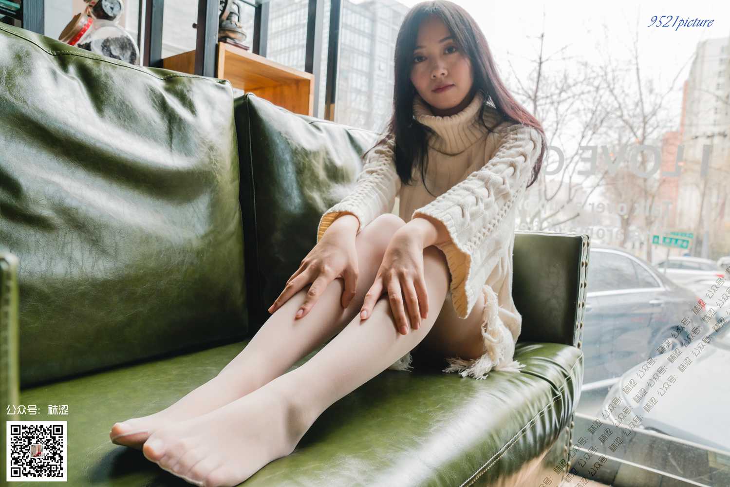 图片[27]-[袜涩写真] VOL.023 莎莎的温柔毛衣与肤色丝袜 在线浏览 – 速更版-美库