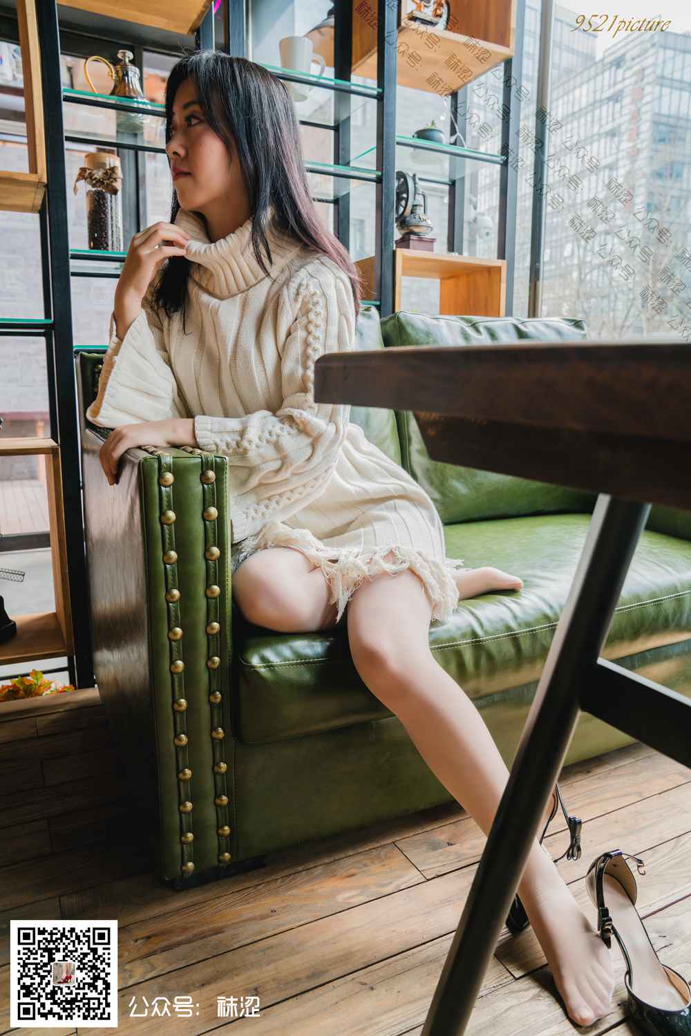 图片[30]-[袜涩写真] VOL.023 莎莎的温柔毛衣与肤色丝袜 在线浏览 – 速更版-美库