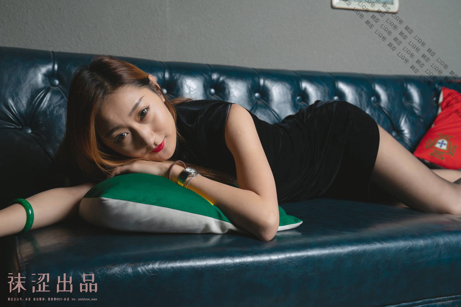 图片[8]-[袜涩写真] VOL.029 刘哈哈黑丝小旗袍 在线浏览 – 速更版-美库