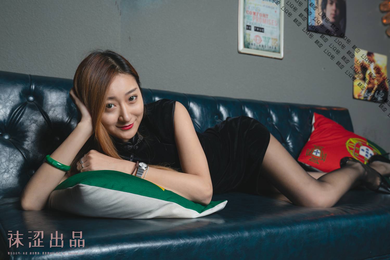 图片[9]-[袜涩写真] VOL.029 刘哈哈黑丝小旗袍 在线浏览 – 速更版-美库