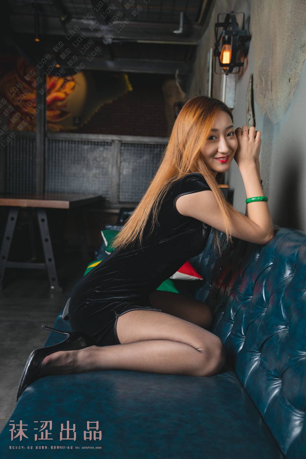 图片[11]-[袜涩写真] VOL.029 刘哈哈黑丝小旗袍 在线浏览 – 速更版-美库