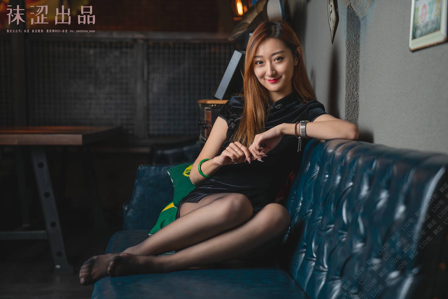 图片[15]-[袜涩写真] VOL.029 刘哈哈黑丝小旗袍 在线浏览 – 速更版-美库