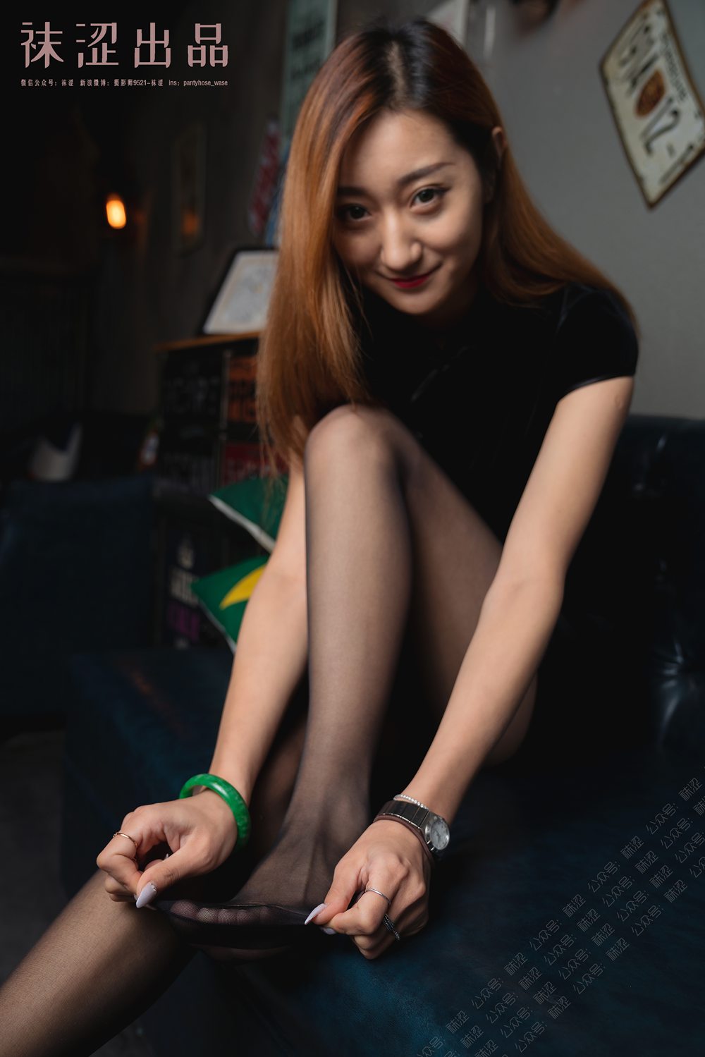 图片[18]-[袜涩写真] VOL.029 刘哈哈黑丝小旗袍 在线浏览 – 速更版-美库