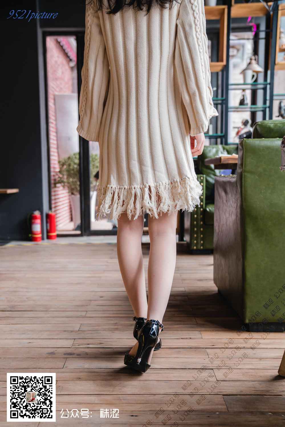 图片[55]-[袜涩写真] VOL.023 莎莎的温柔毛衣与肤色丝袜 在线浏览 – 速更版-美库