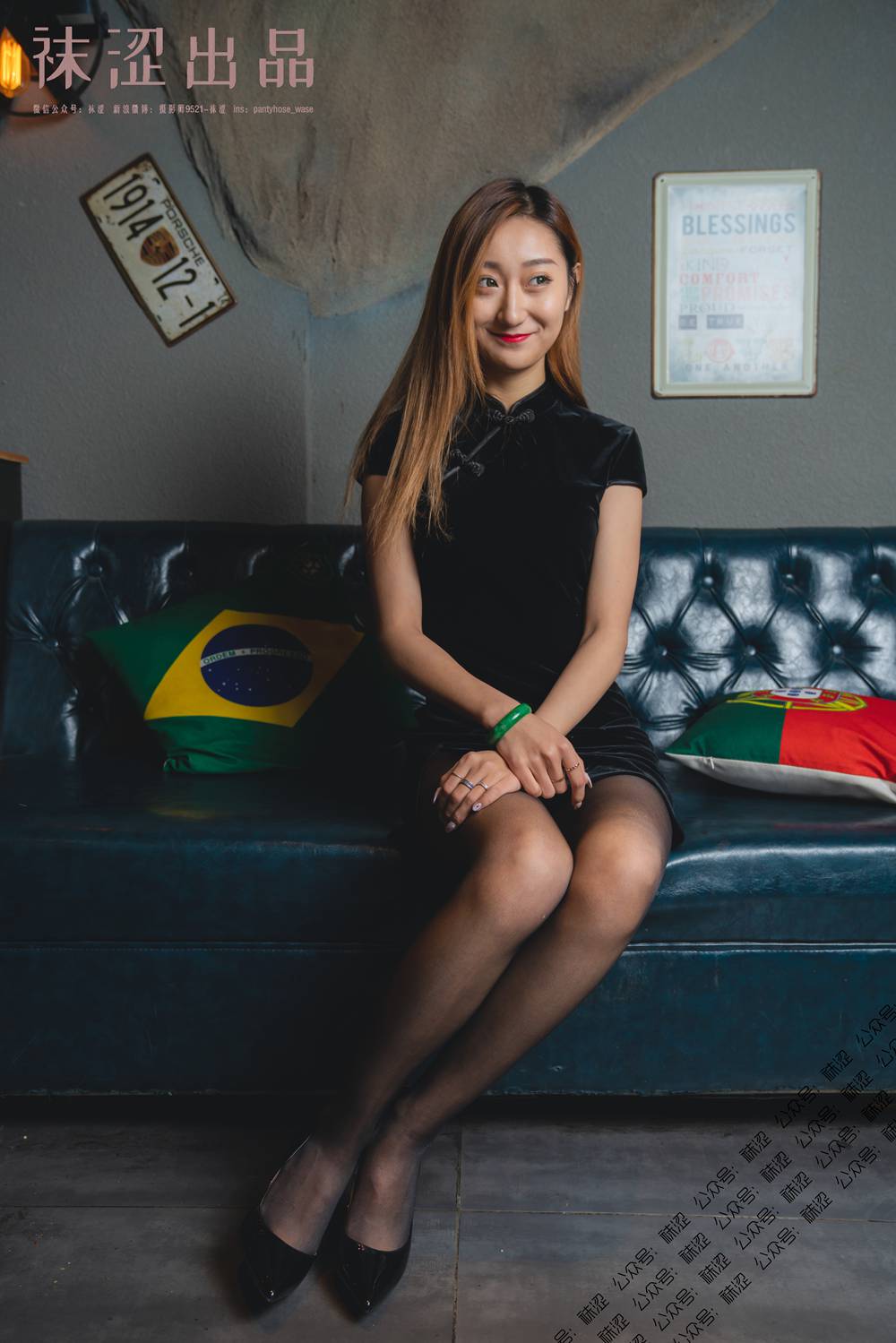 图片[51]-[袜涩写真] VOL.029 刘哈哈黑丝小旗袍 在线浏览 – 速更版-美库