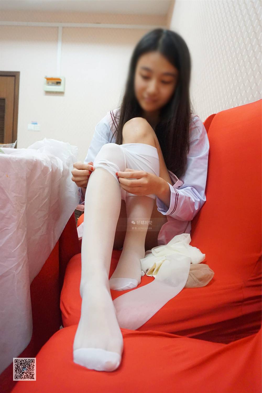 图片[30]-[妖精视觉] NO.016 诗诗 日系制服少女 在线浏览 – 速更版-美库