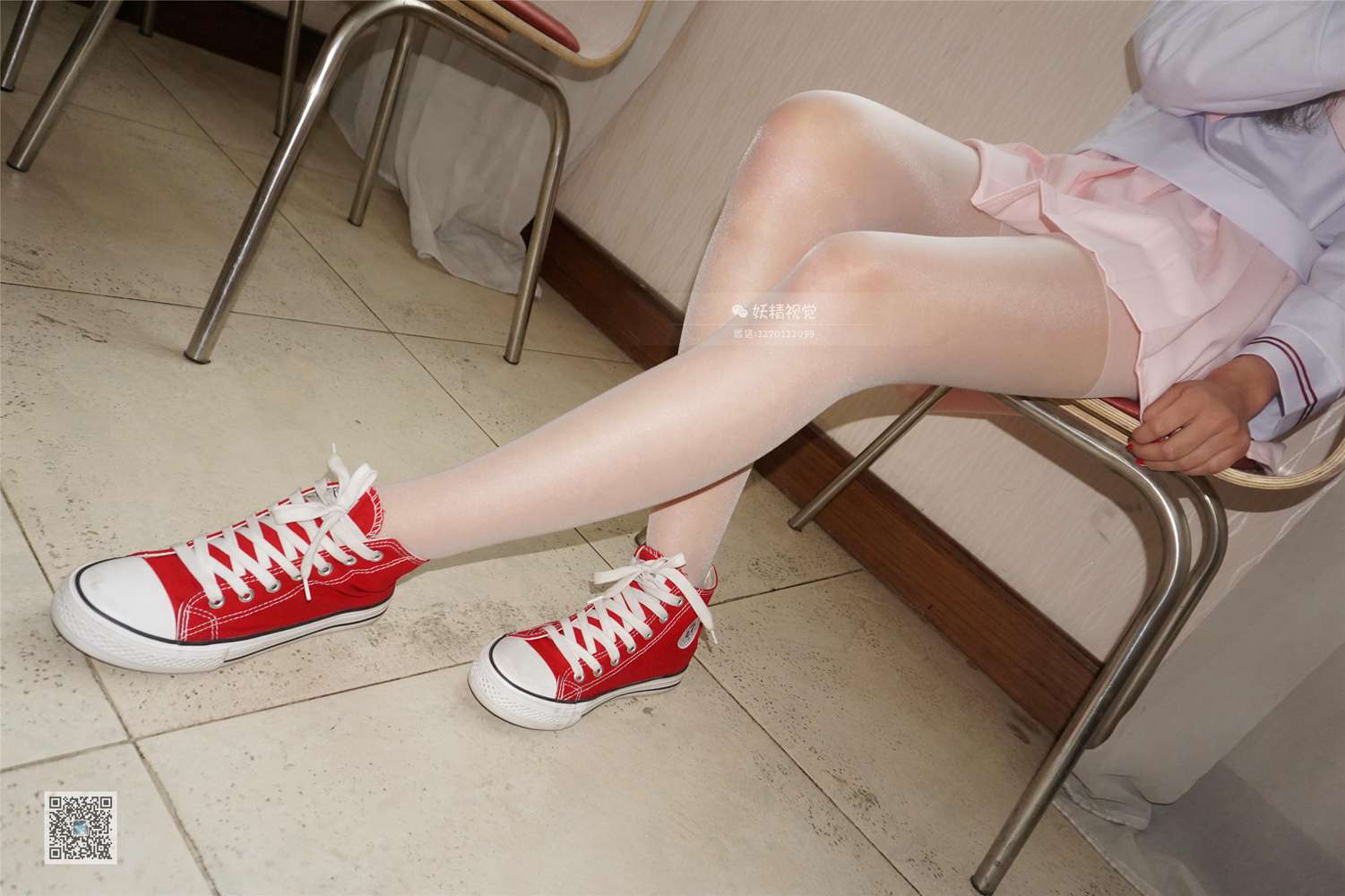 图片[38]-[妖精视觉] NO.016 诗诗 日系制服少女 在线浏览 – 速更版-美库