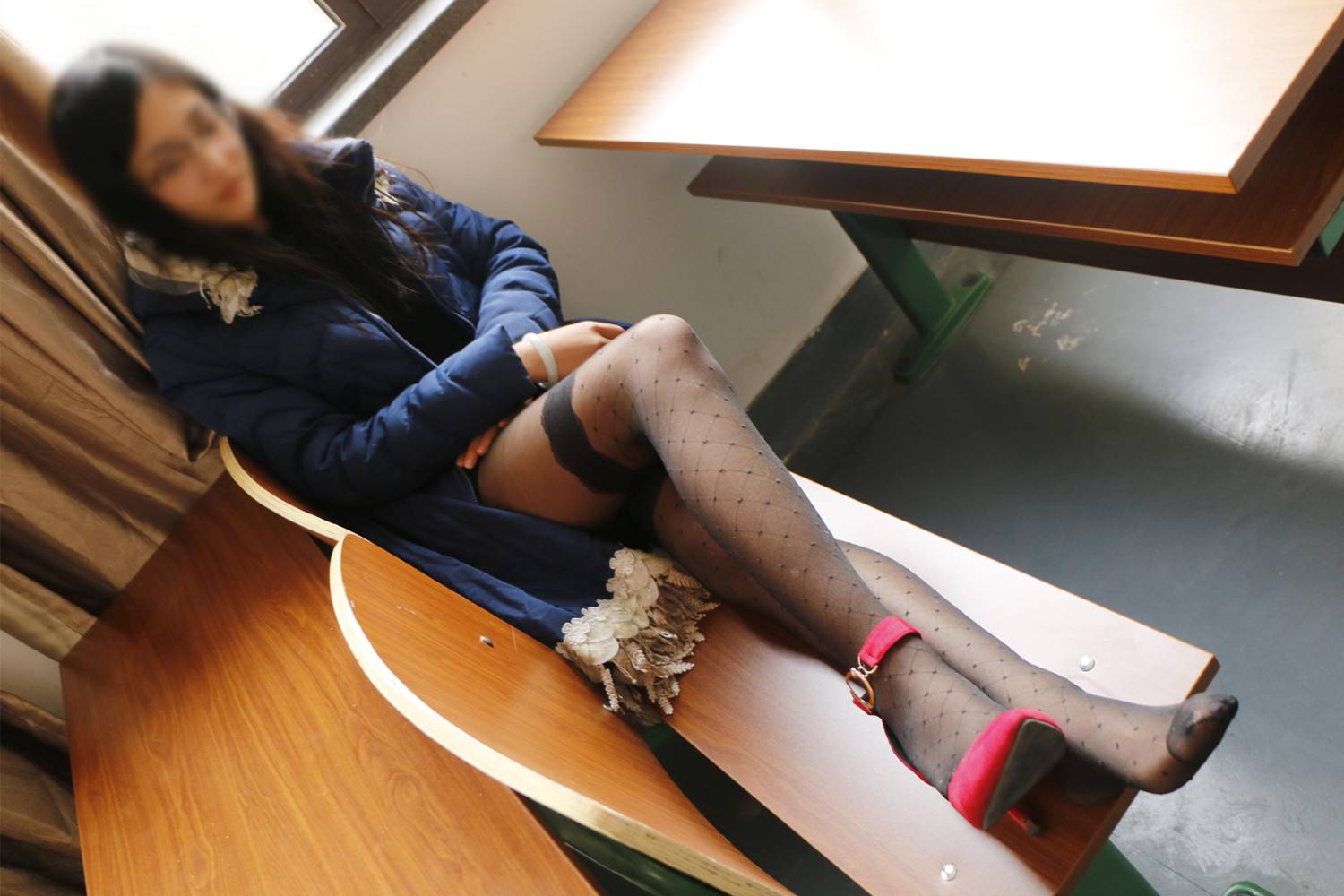 图片[38]-[妖精视觉] NO.021 甜甜 教室拼接提花丝(下篇) 在线浏览 – 速更版-美库