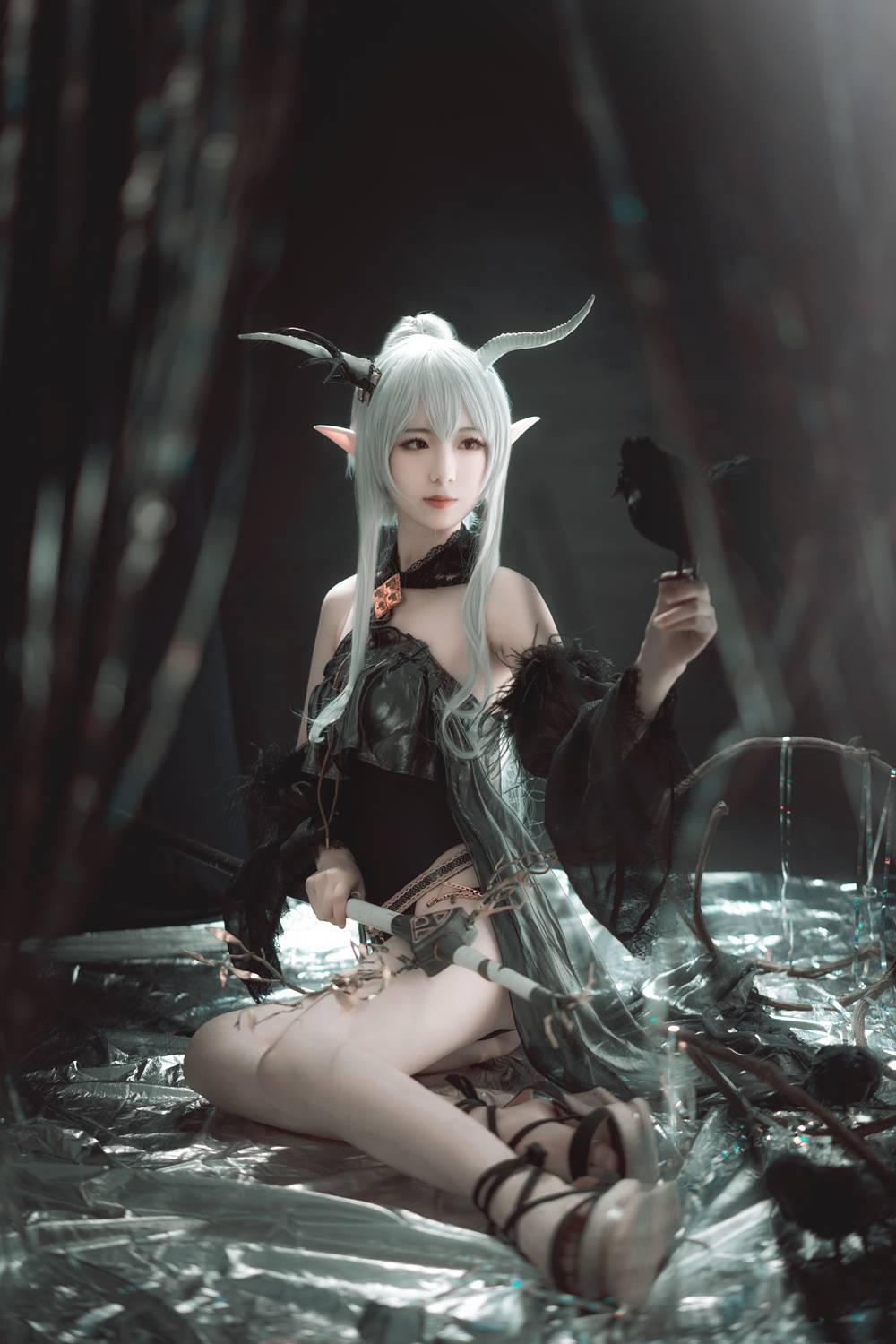 图片[9]-动漫博主@弥音音 明日方舟 闪灵 在线浏览 – 速更版-美库