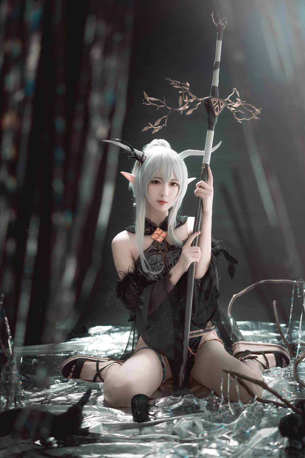 图片[11]-动漫博主@弥音音 明日方舟 闪灵 在线浏览 – 速更版-美库