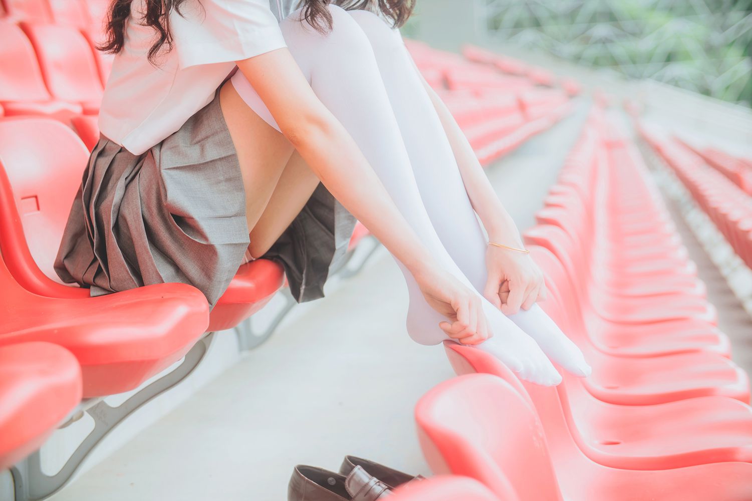 图片[8]-网红Coser@木绵绵OwO JK制服 在线浏览 – 速更版-美库