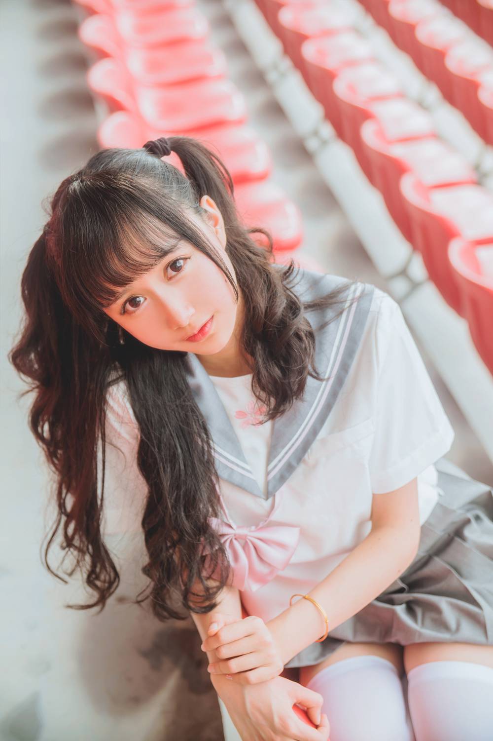 图片[16]-网红Coser@木绵绵OwO JK制服 在线浏览 – 速更版-美库