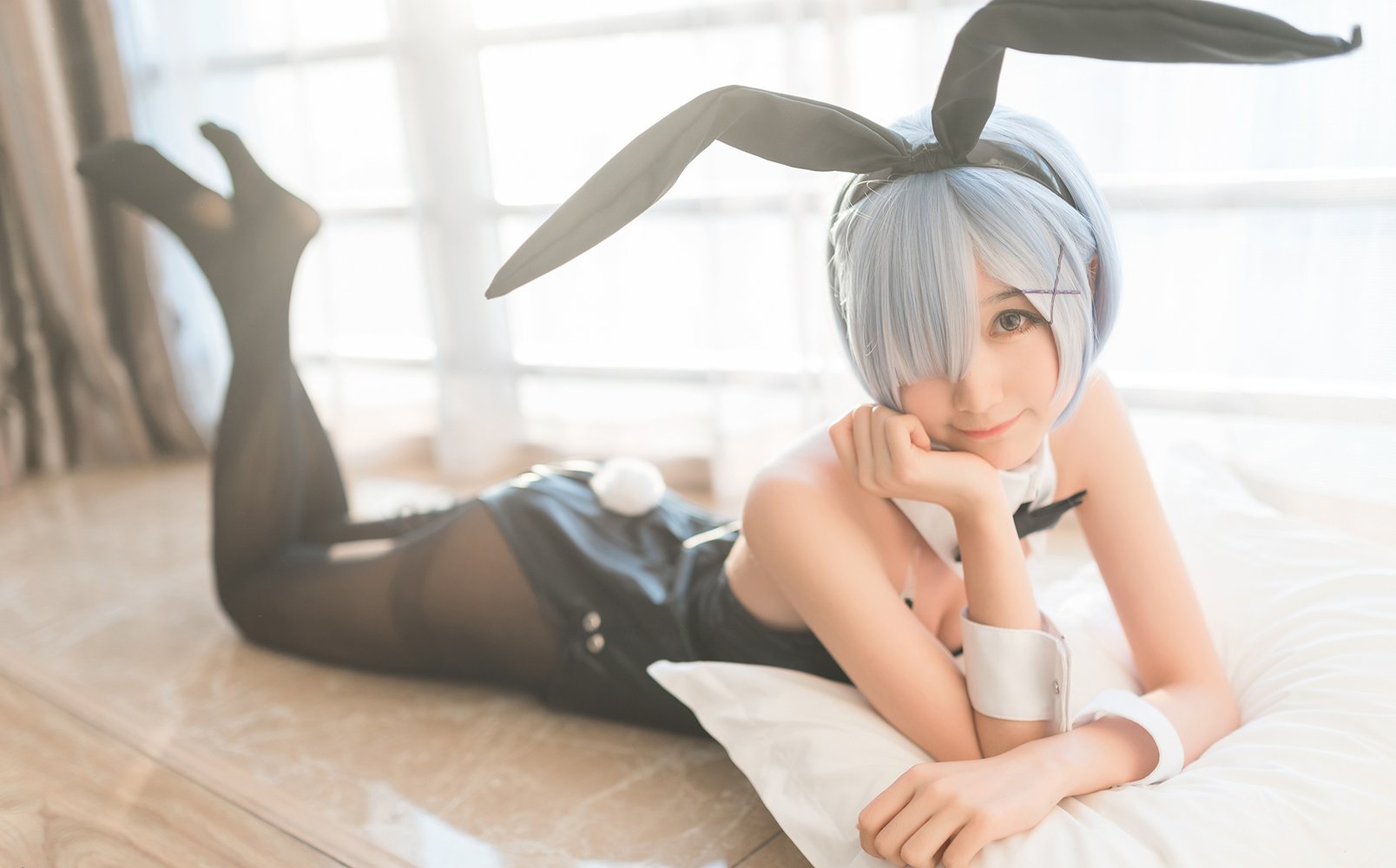 图片[15]-网红Coser@木绵绵OwO 蕾姆兔女郎 在线浏览 – 速更版-美库