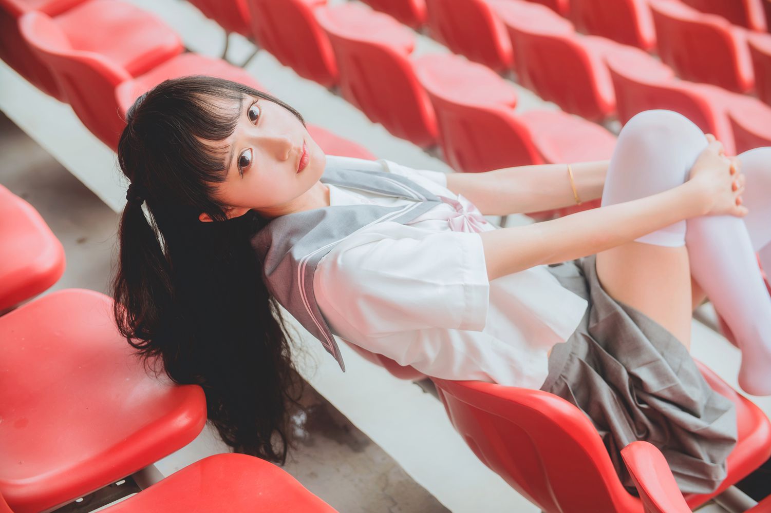 图片[19]-网红Coser@木绵绵OwO JK制服 在线浏览 – 速更版-美库