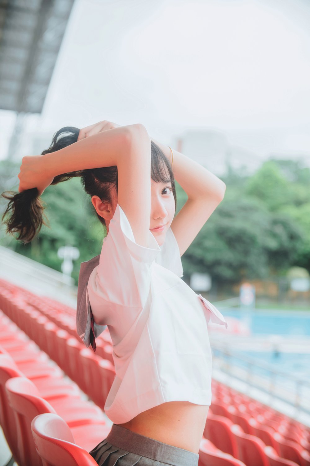 图片[23]-网红Coser@木绵绵OwO JK制服 在线浏览 – 速更版-美库