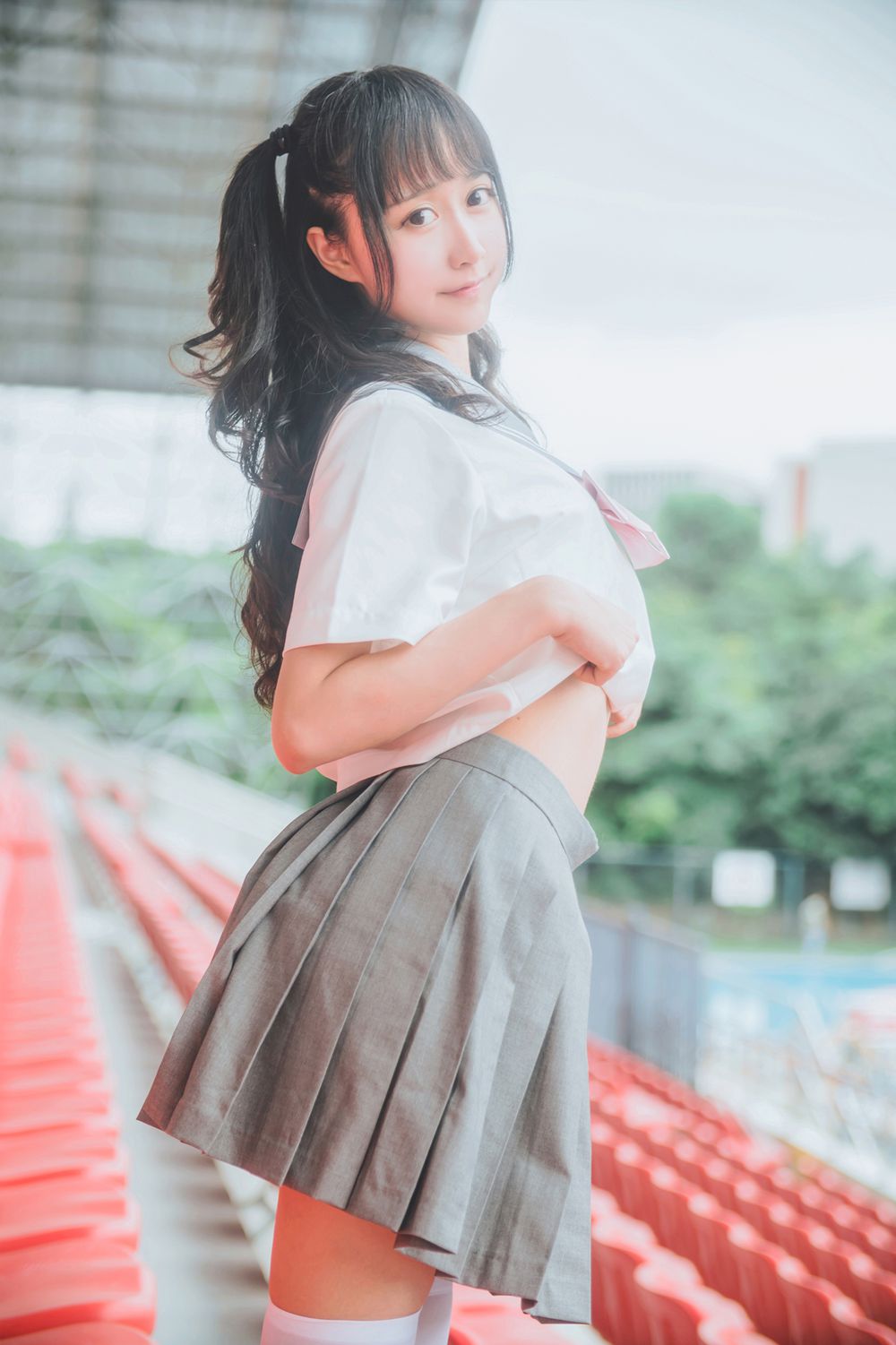 图片[26]-网红Coser@木绵绵OwO JK制服 在线浏览 – 速更版-美库