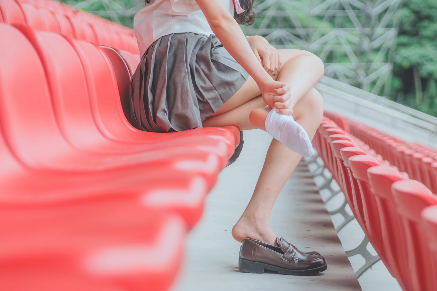 图片[34]-网红Coser@木绵绵OwO JK制服 在线浏览 – 速更版-美库