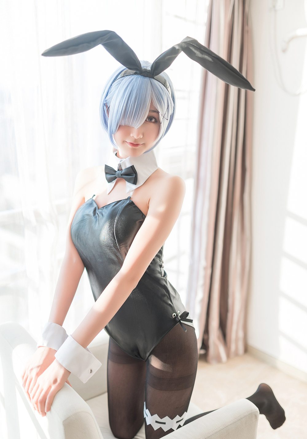 图片[38]-网红Coser@木绵绵OwO 蕾姆兔女郎 在线浏览 – 速更版-美库