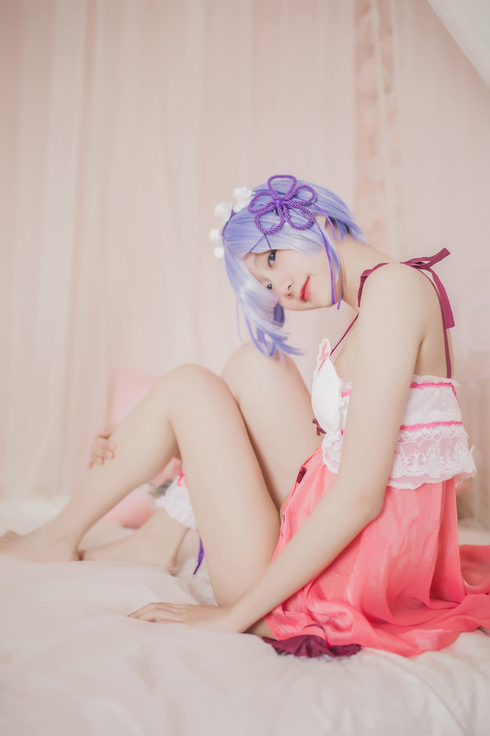 图片[7]-网红Coser@木绵绵OwO – 蕾姆睡衣 在线浏览 – 速更版-美库