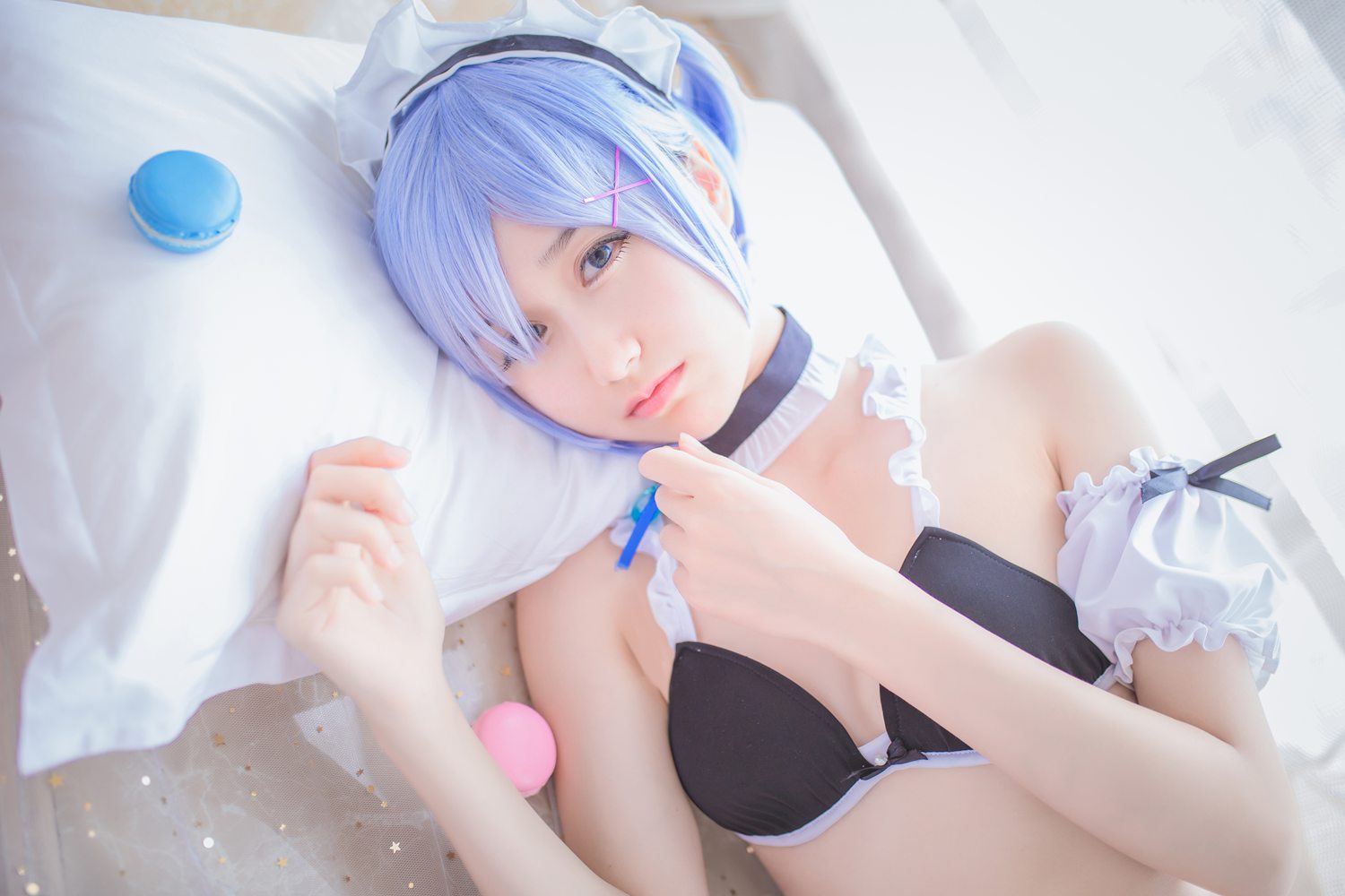 图片[9]-网红Coser@木绵绵OwO – 蕾姆泳装 在线浏览 – 速更版-美库