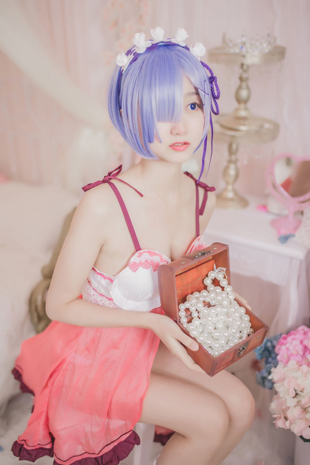 图片[17]-网红Coser@木绵绵OwO – 蕾姆睡衣 在线浏览 – 速更版-美库