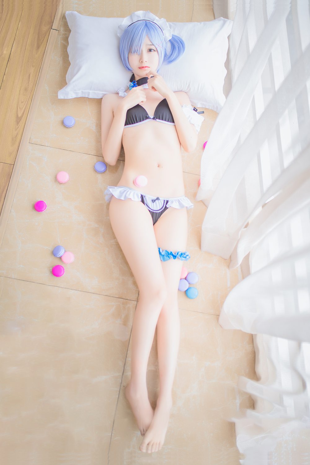 图片[11]-网红Coser@木绵绵OwO – 蕾姆泳装 在线浏览 – 速更版-美库