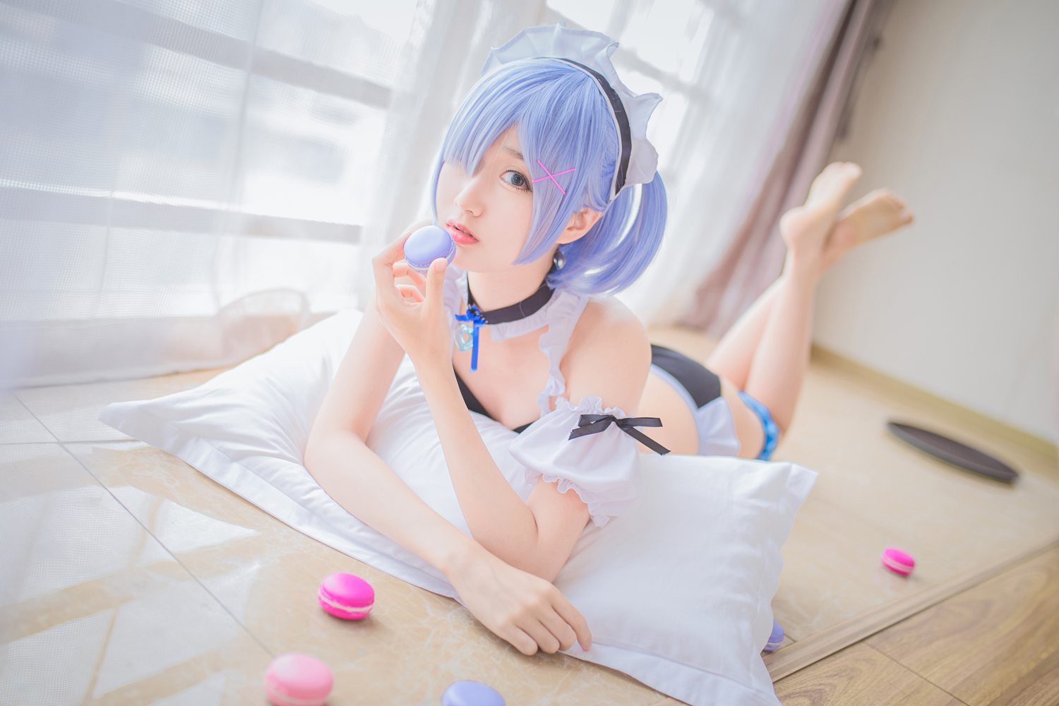 图片[13]-网红Coser@木绵绵OwO – 蕾姆泳装 在线浏览 – 速更版-美库