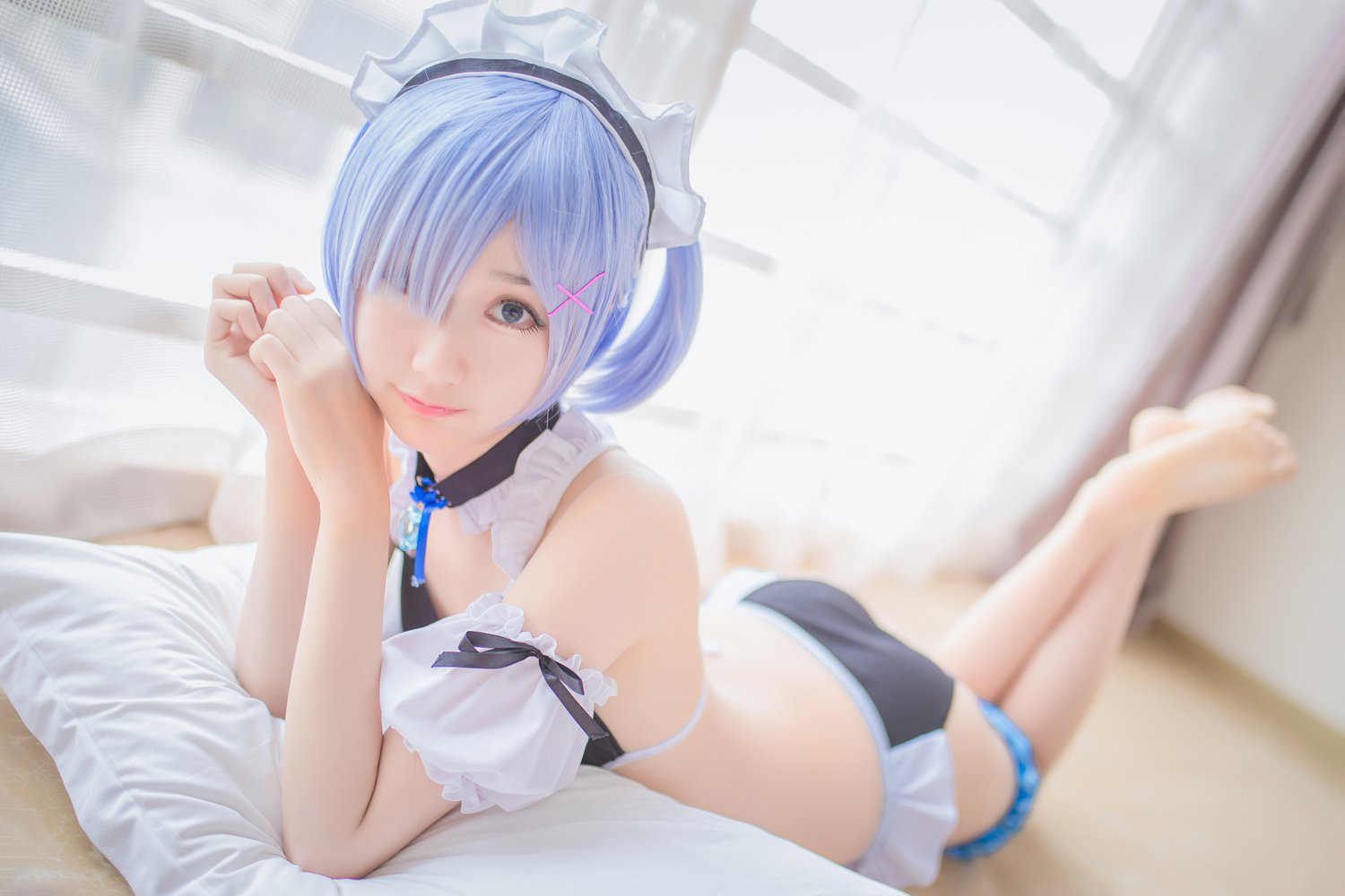 图片[15]-网红Coser@木绵绵OwO – 蕾姆泳装 在线浏览 – 速更版-美库