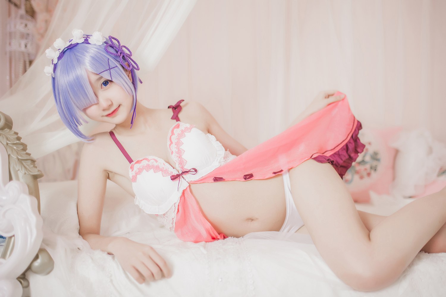 图片[24]-网红Coser@木绵绵OwO – 蕾姆睡衣 在线浏览 – 速更版-美库