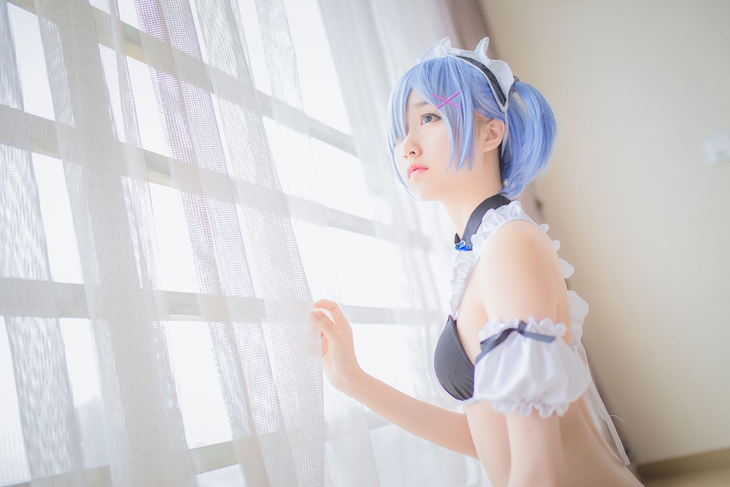 图片[22]-网红Coser@木绵绵OwO – 蕾姆泳装 在线浏览 – 速更版-美库
