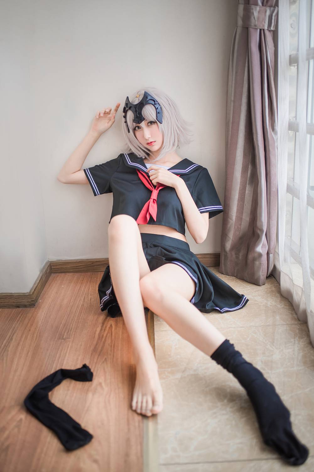 图片[9]-网红Coser@木绵绵OwO 贞德（黑） 在线浏览 – 速更版-美库