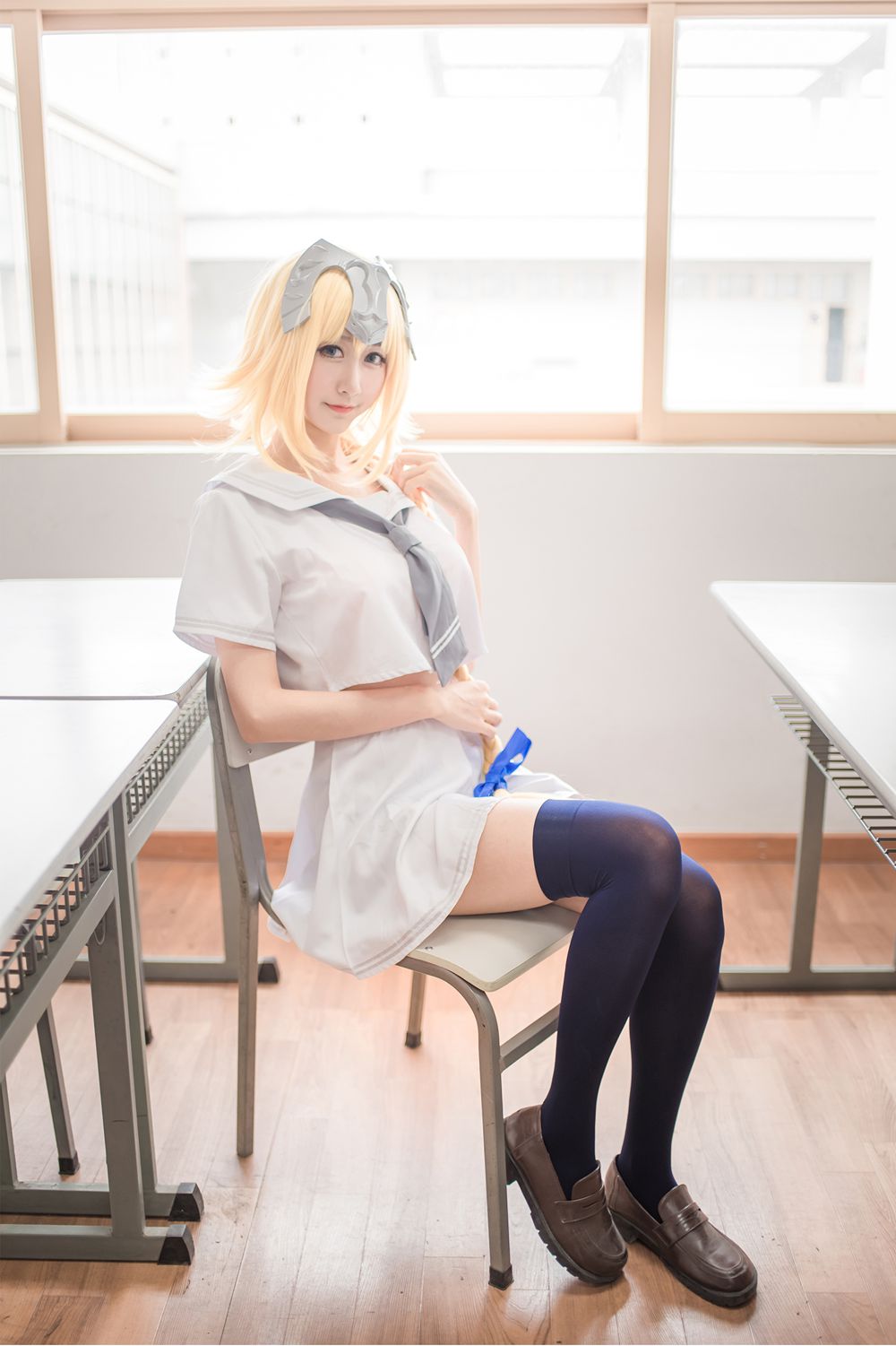 图片[17]-网红Coser@木绵绵OwO 贞德（白） 在线浏览 – 速更版-美库